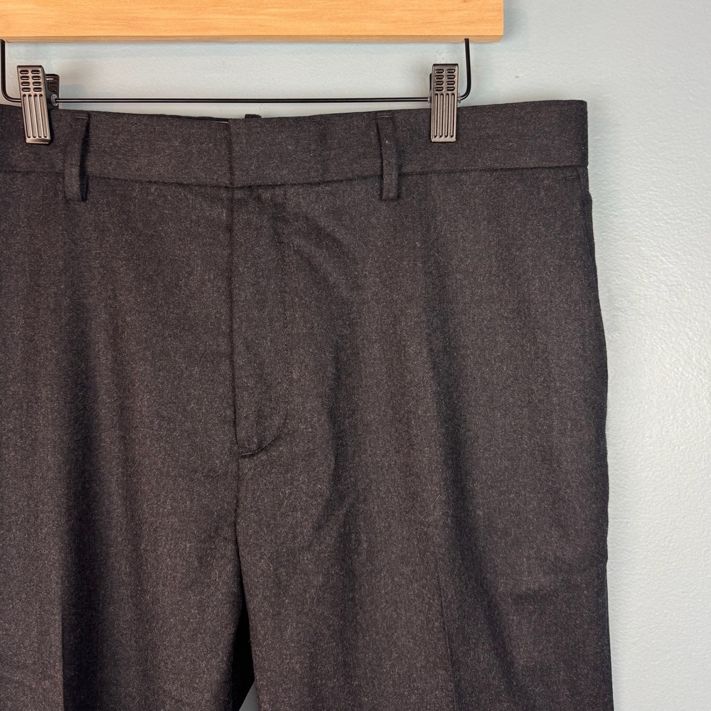 Banana Republic Tapered Fit Mens 36x28 Gray Vitale Barberis Wool Pants Trousers